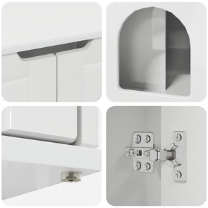 Casa per Gatti Bianco Lucido 85 x 55 x 53,5 cm 8000720