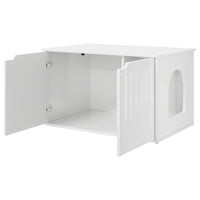 Casa per Gatti Bianco Lucido 85 x 55 x 53,5 cm 8000720