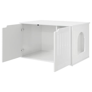 Casa per Gatti Bianco Lucido 85 x 55 x 53,5 cm 8000720