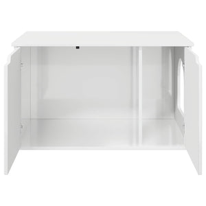 Casa per Gatti Bianco Lucido 85 x 55 x 53,5 cm 8000720