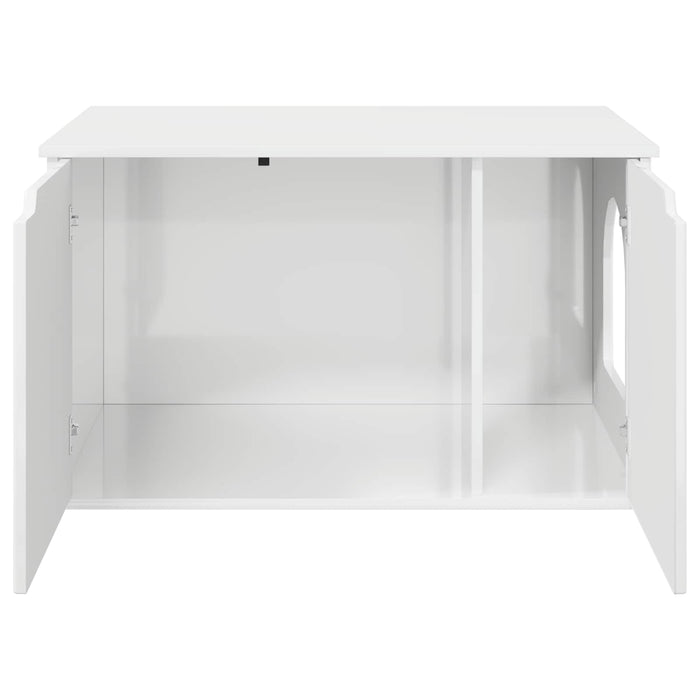 Casa per Gatti Bianco Lucido 85 x 55 x 53,5 cm 8000720