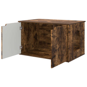 Casa per Gatti Rovere fumé 85 x 55 x 53,5 cm Legno multistrato 8000721