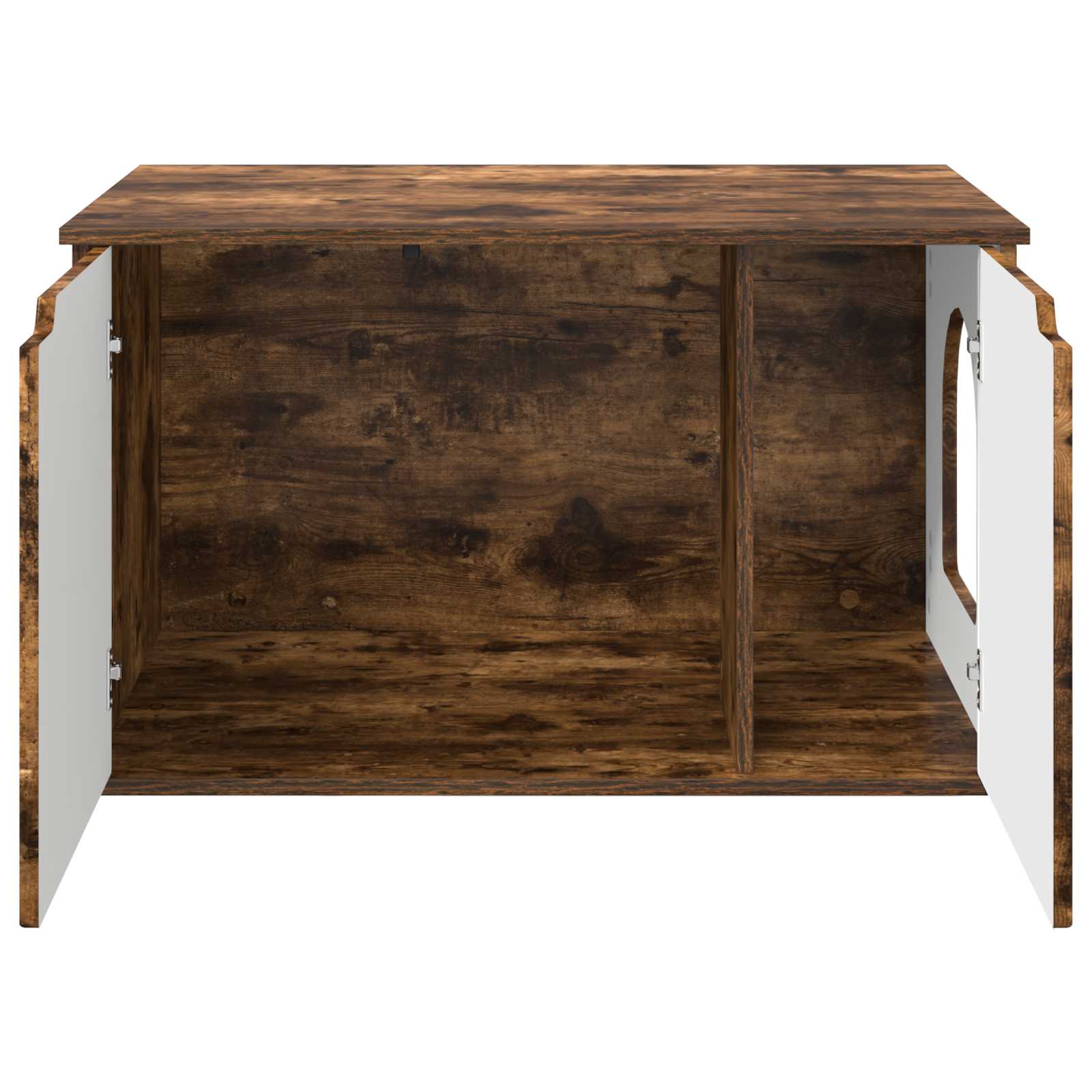 Casa per Gatti Rovere fumé 85 x 55 x 53,5 cm Legno multistrato 8000721