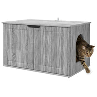 Casa per Gatti Grigio Sonoma 85 x 55 x 53,5 cm 8000722