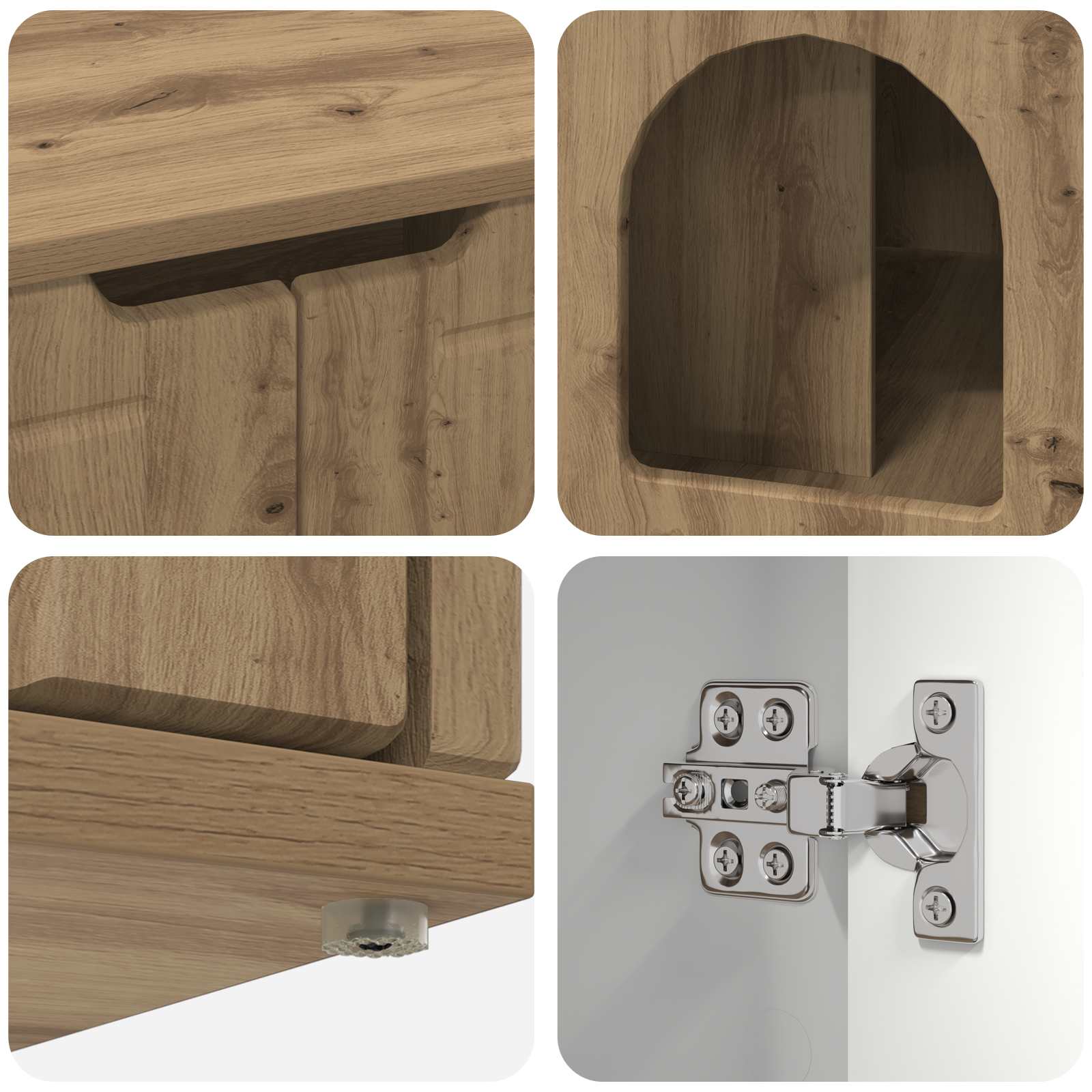 Casa per Gatti Rovere Artigianale 85 x 55 x 53,5 cm 8000724