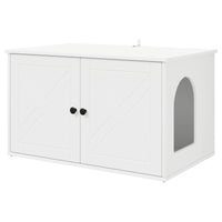 Casa per Gatti Bianco 85 x 55 x 50,5 cm Legno multistrato 8000725