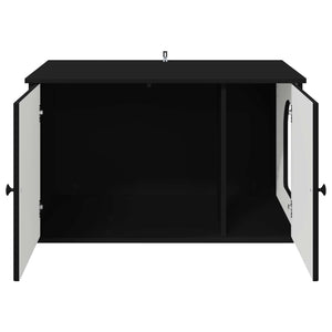 Casa per Gatti Nero 85 x 55 x 50,5 cm Legno multistrato 8000726