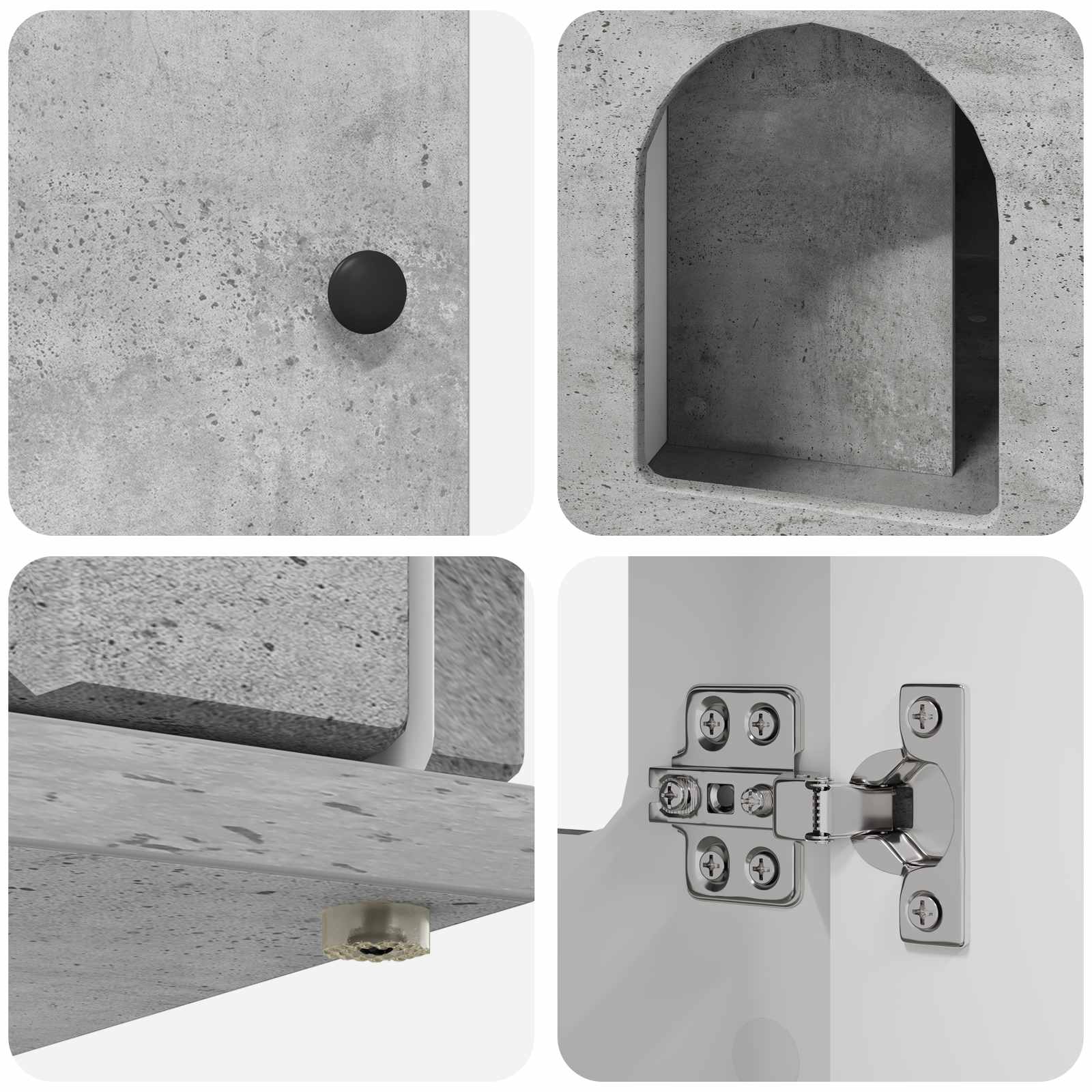 Casa per Gatti Calcestruzzo 85 x 55 x 50 cm Legno multistrato 8000728