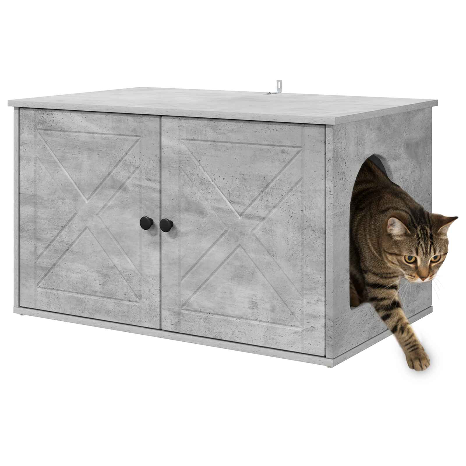 Casa per Gatti Calcestruzzo 85 x 55 x 50 cm Legno multistrato 8000728