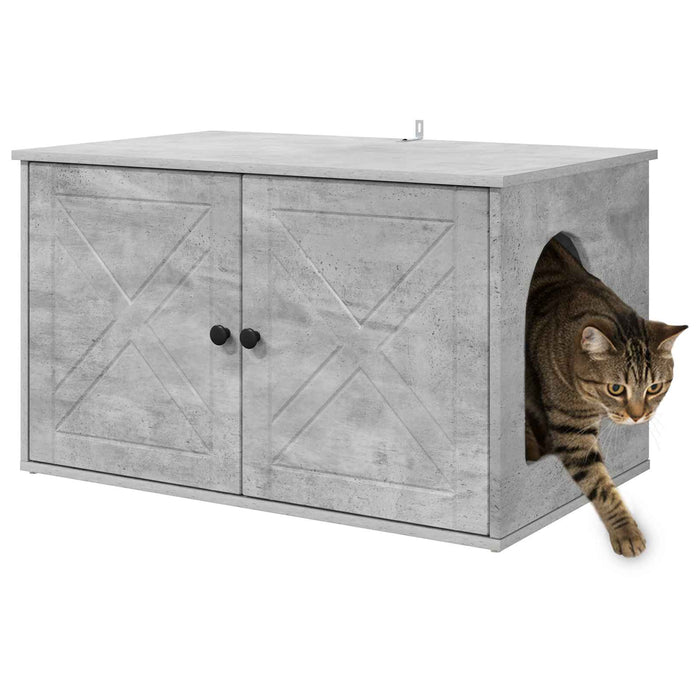 Casa per Gatti Calcestruzzo 85 x 55 x 50 cm Legno multistrato 8000728