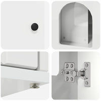 Casa per Gatti Bianco Lucido 85 x 55 x 50 cm Legno multistrato 8000729