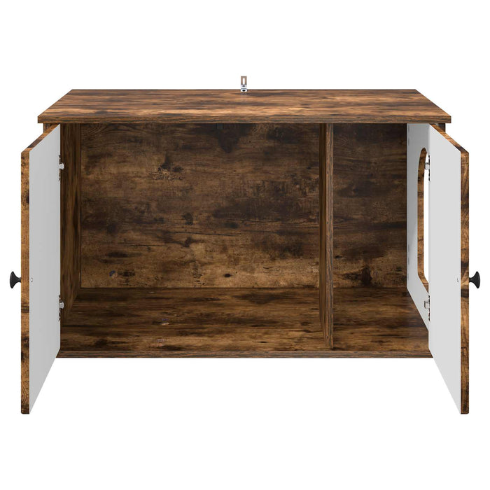 Casa per Gatti Rovere fumé 85 x 55 x 50 cm Legno multistrato 8000730