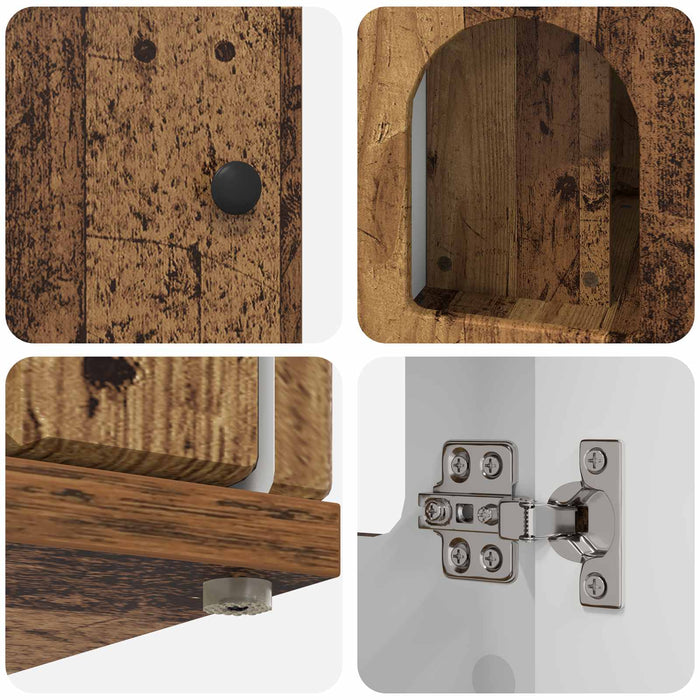 Casa per Gatti Legno vecchio 85 x 55 x 50 cm Legno multistrato 8000732