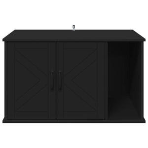Casa per Gatti Nero 85 x 55 x 50 cm Legno multistrato 8000735