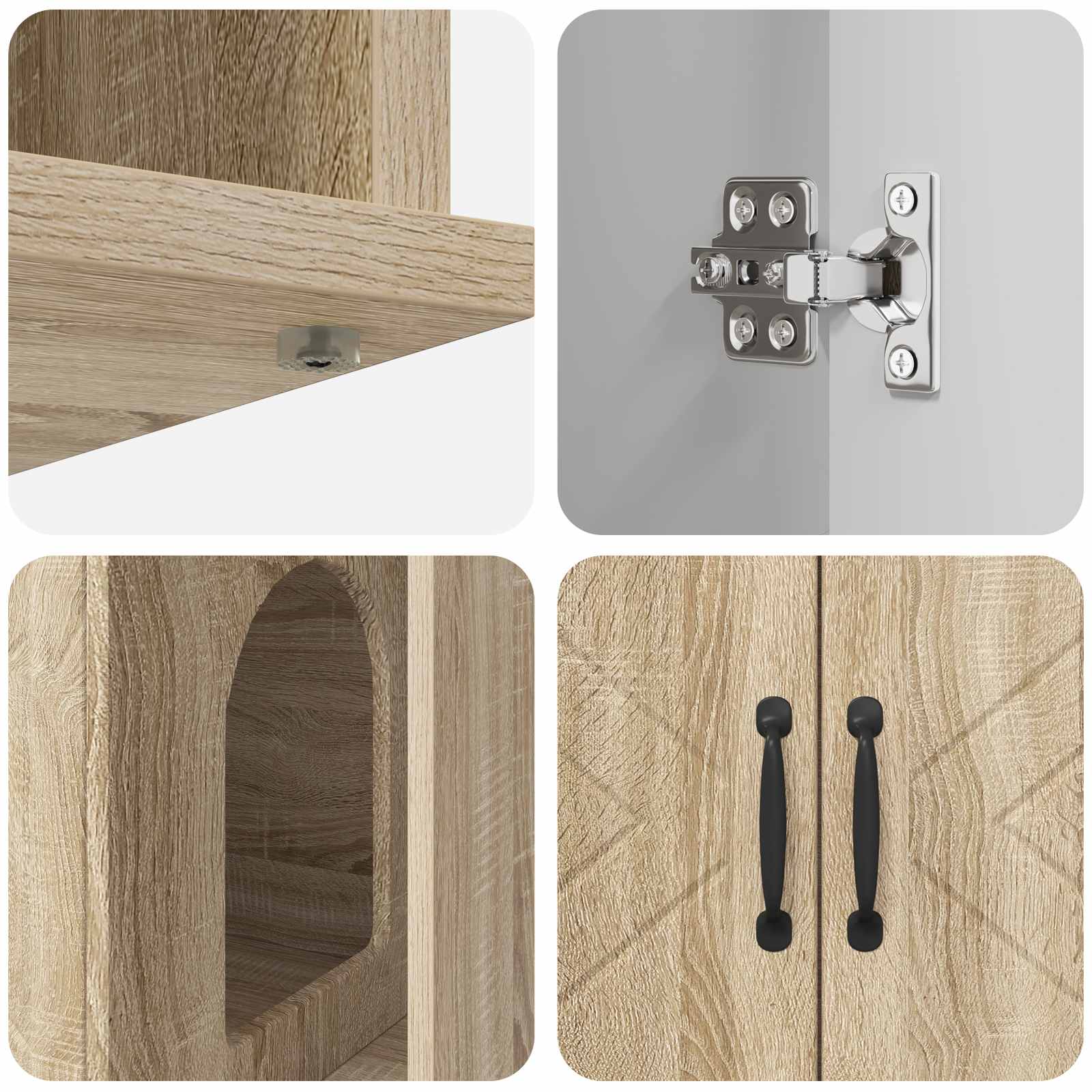 Casa per Gatti Sonoma 85 x 55 x 50 cm Legno multistrato 8000736