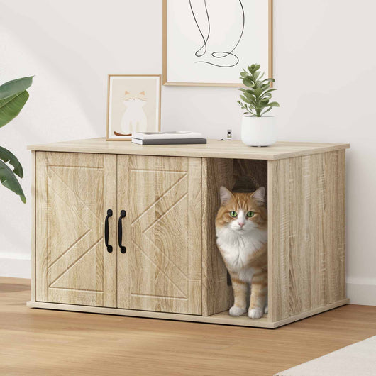 Casa per Gatti Sonoma 85 x 55 x 50 cm Legno multistrato 8000736