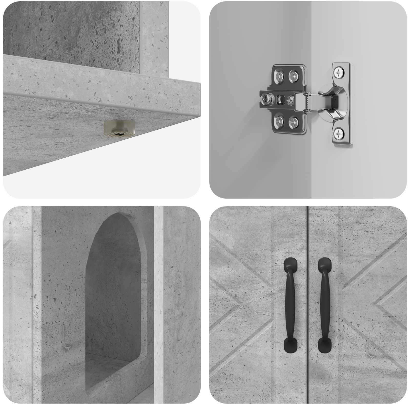 Casa per Gatti Calcestruzzo 85 x 55 x 50 cm Legno multistrato 8000737