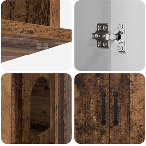 Casa per Gatti Legno vecchio 85 x 55 x 50 cm Legno multistrato 8000741