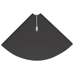 Scaffale da parete con lo scaffale 2 pcs Nero 18 x 18 x 2.3 cm 8004110