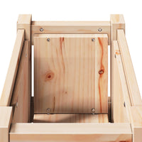 Vaso da giardino Natura 31 x 31 x 70 cm Pino massello 8000818