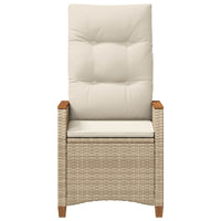 Sedie da Esterno con cuscino Grigio e Blu Navy Rattan 42026866