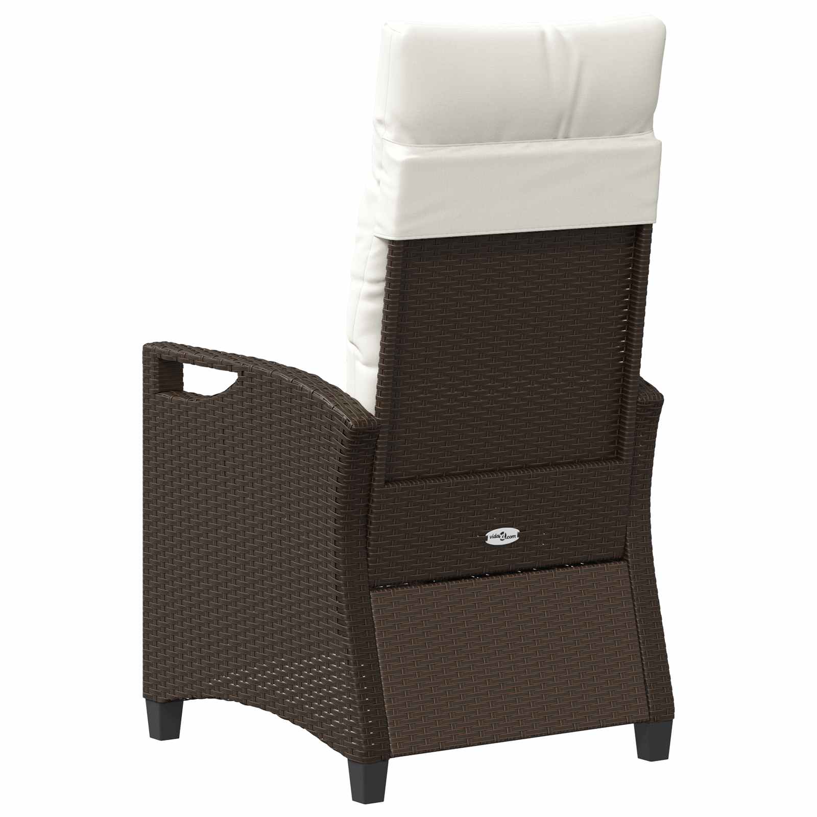 Sedia da Giardino 2 pcs Marrone e Crema 56 x 60 x 112 cm 42026831