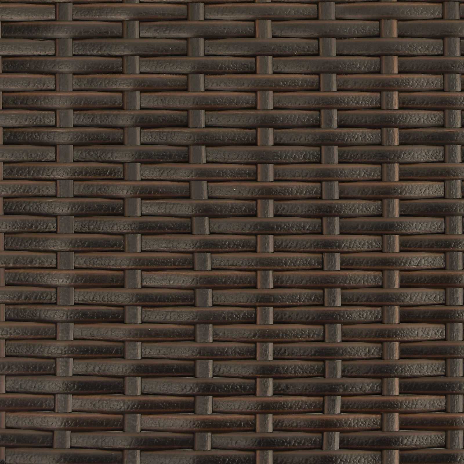 Sedia da Giardino 2 pcs Marrone e Crema 56 x 60 x 112 cm 42026831