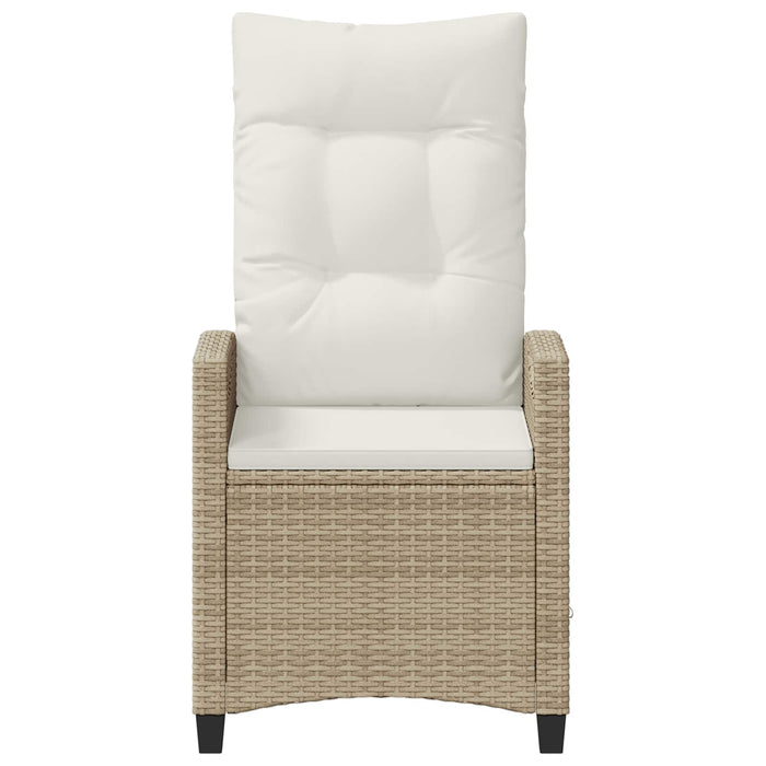 Sedia da Giardino 2 pcs Beige e Crema 56 x 60 x 112 cm 42026834