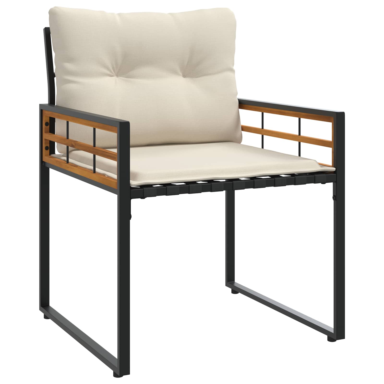 Set di Mobili da Esterno con cuscino 4 pcs Crema 42026926