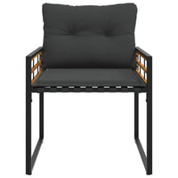 Set di Mobili da Esterno con cuscino 4 pcs Grigio tenue 42026927