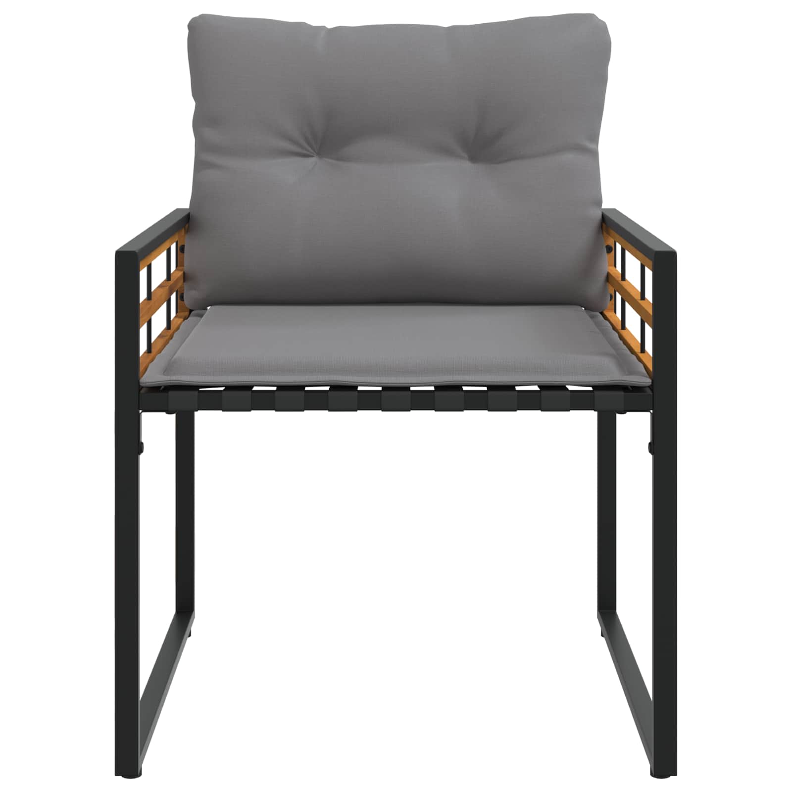 Set di Mobili da Esterno con cuscino 4 pcs Grigio chiaro 42026928