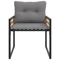 Set di Mobili da Esterno con cuscino 4 pcs Grigio chiaro 42026928