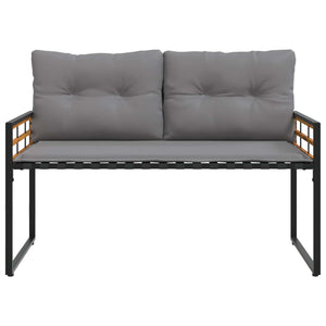 Set di Mobili da Esterno con cuscino 4 pcs Grigio chiaro 42026928