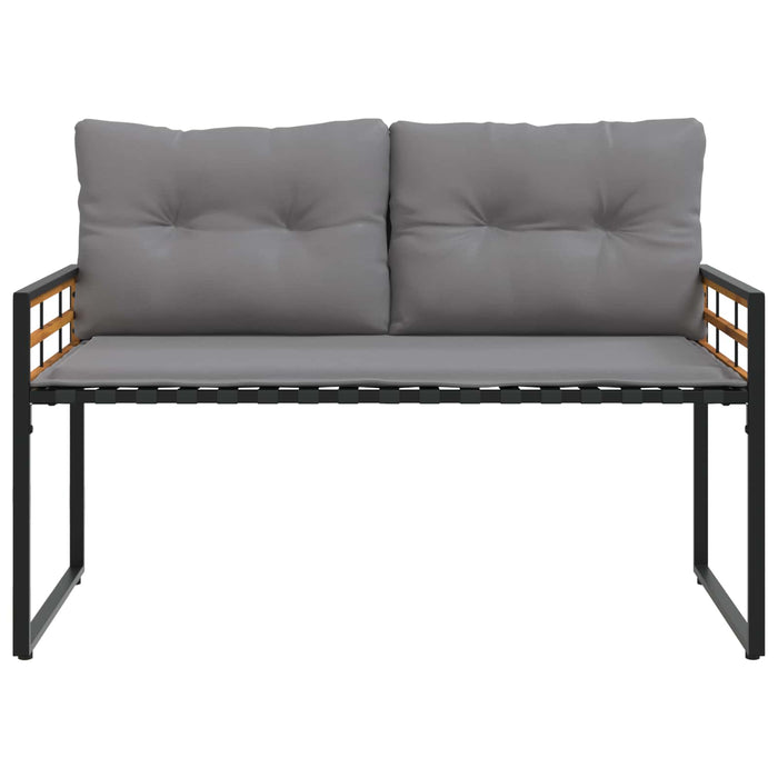 Set di Mobili da Esterno con cuscino 4 pcs Grigio chiaro 42026928