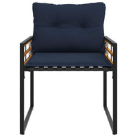 Set di Mobili da Esterno con cuscino 4 pcs Navy 42026929