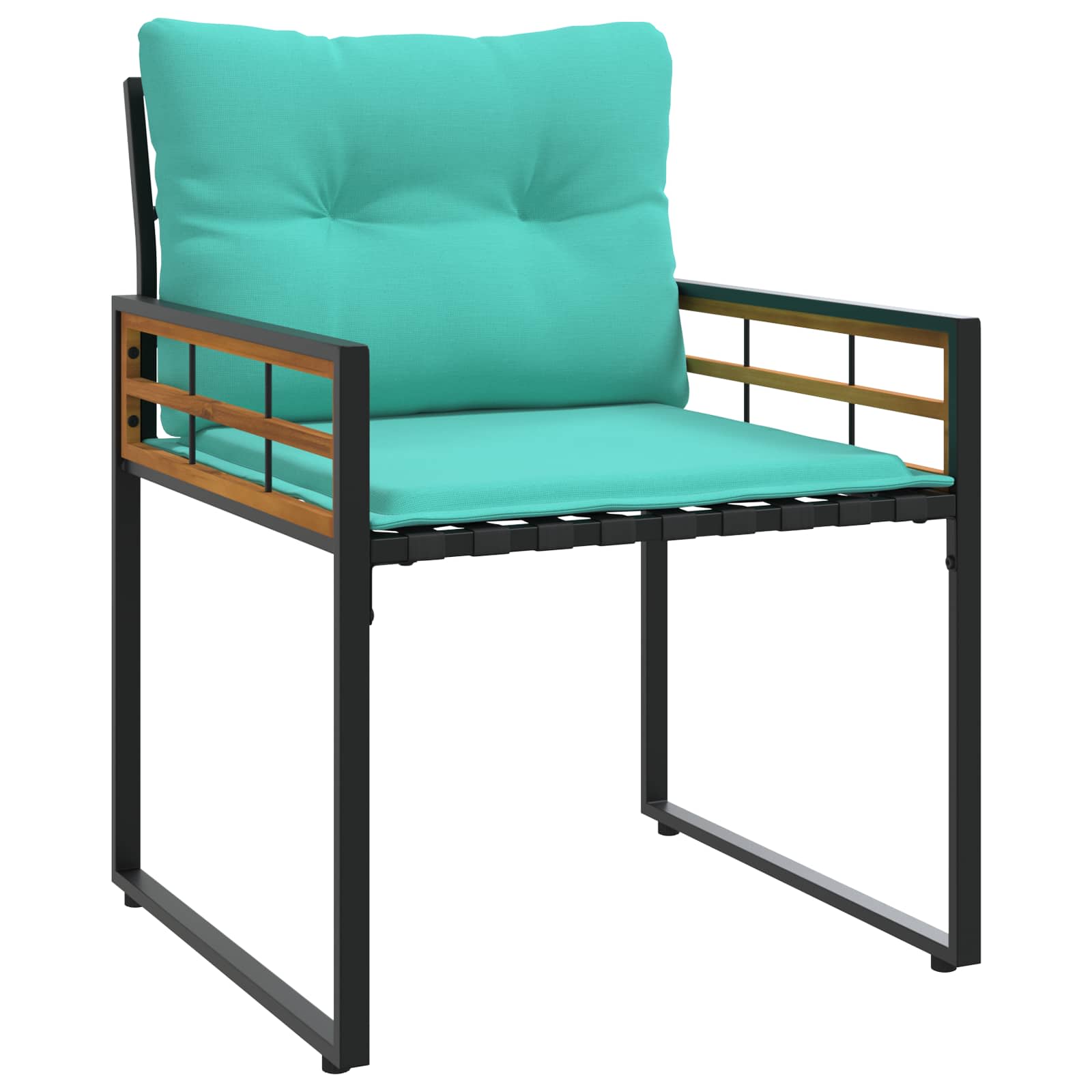 Set di Mobili da Esterno con cuscino 4 pcs Turchese 42026930