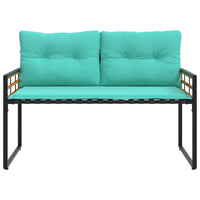 Set di Mobili da Esterno con cuscino 4 pcs Turchese 42026930