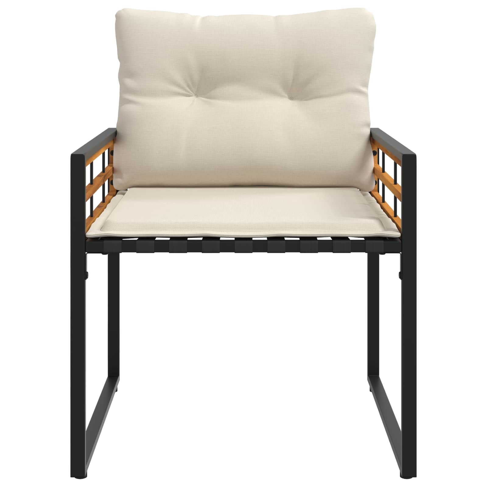 Set di Mobili da Esterno con cuscino 3 pcs Crema 42026931