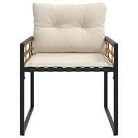 Set di Mobili da Esterno con cuscino 3 pcs Crema 42026931