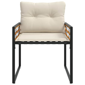 Set di Mobili da Esterno con cuscino 3 pcs Crema 42026931