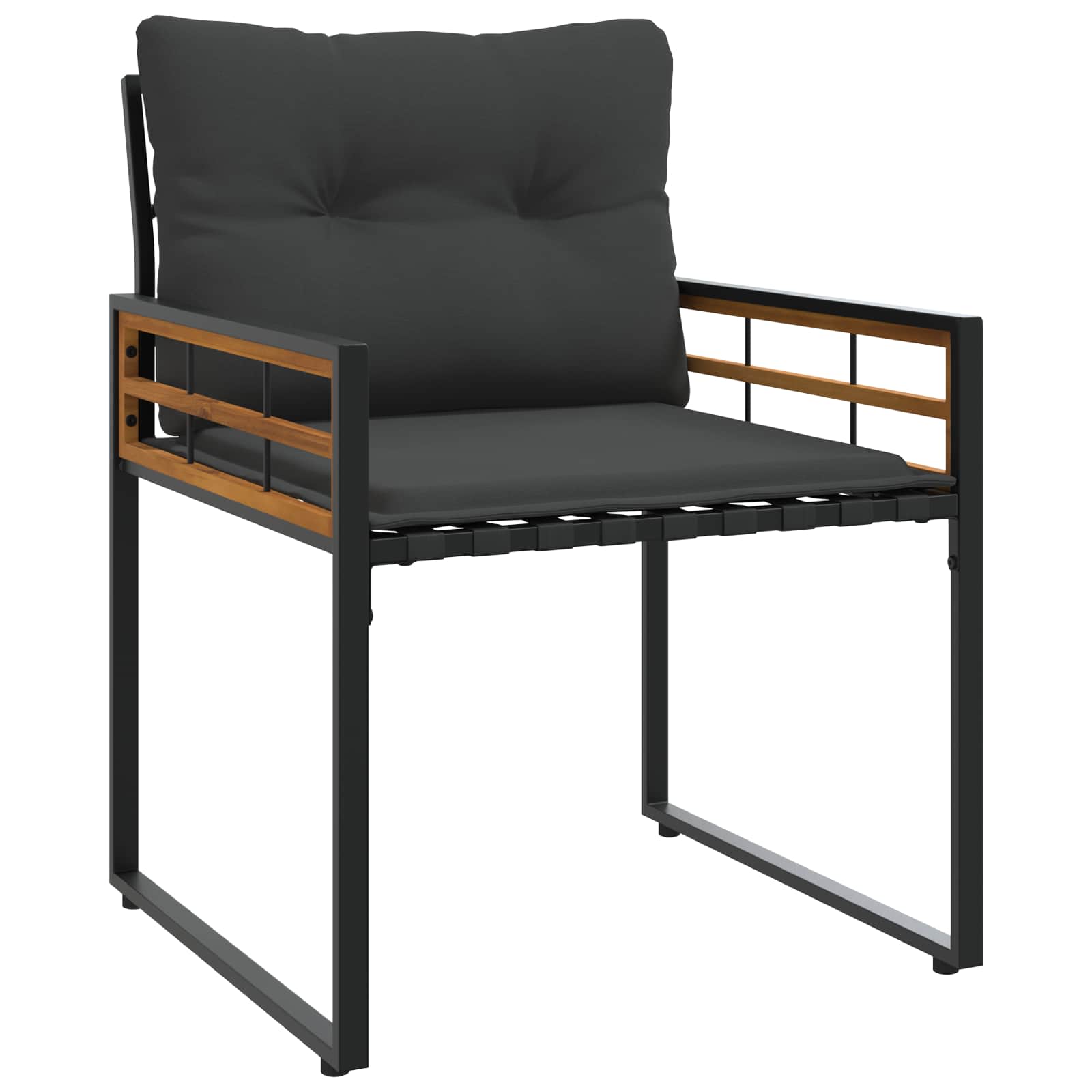 Set di Mobili da Esterno con cuscino 3 pcs Grigio tenue 42026932