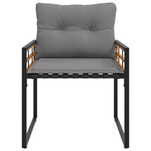 Set di Mobili da Esterno con cuscino 3 pcs Grigio chiaro 42026933