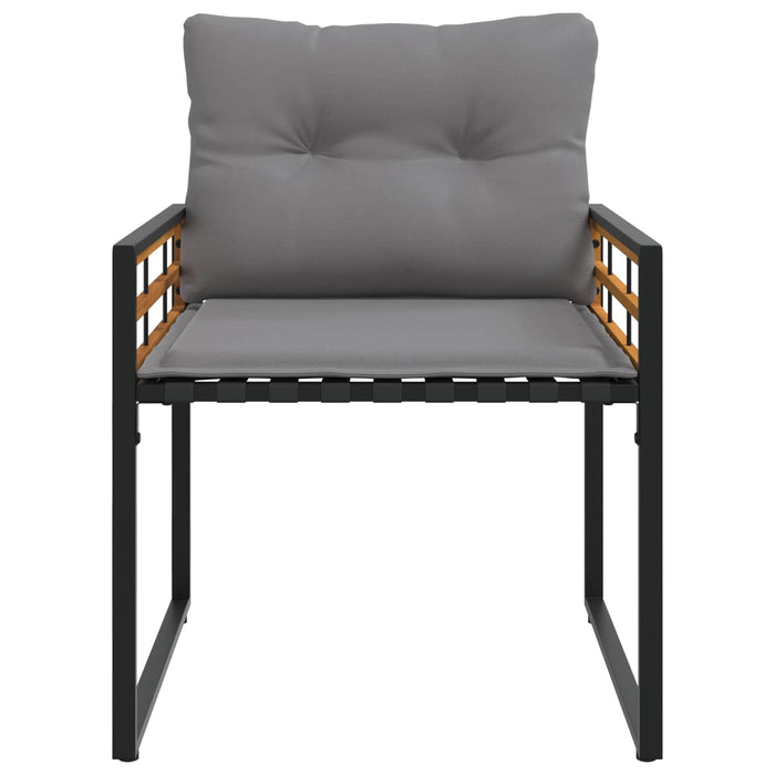 Set di Mobili da Esterno con cuscino 3 pcs Grigio chiaro 42026933