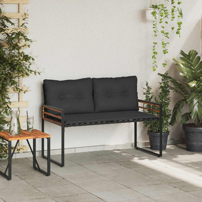 Panchetta in Legno a Strati Grigio tenue 114 x 55 x 77 cm 42026937