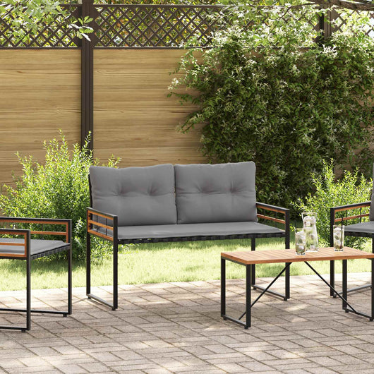 Panchetta in Legno a Strati Grigio chiaro 114 x 55 x 77 cm 42026938