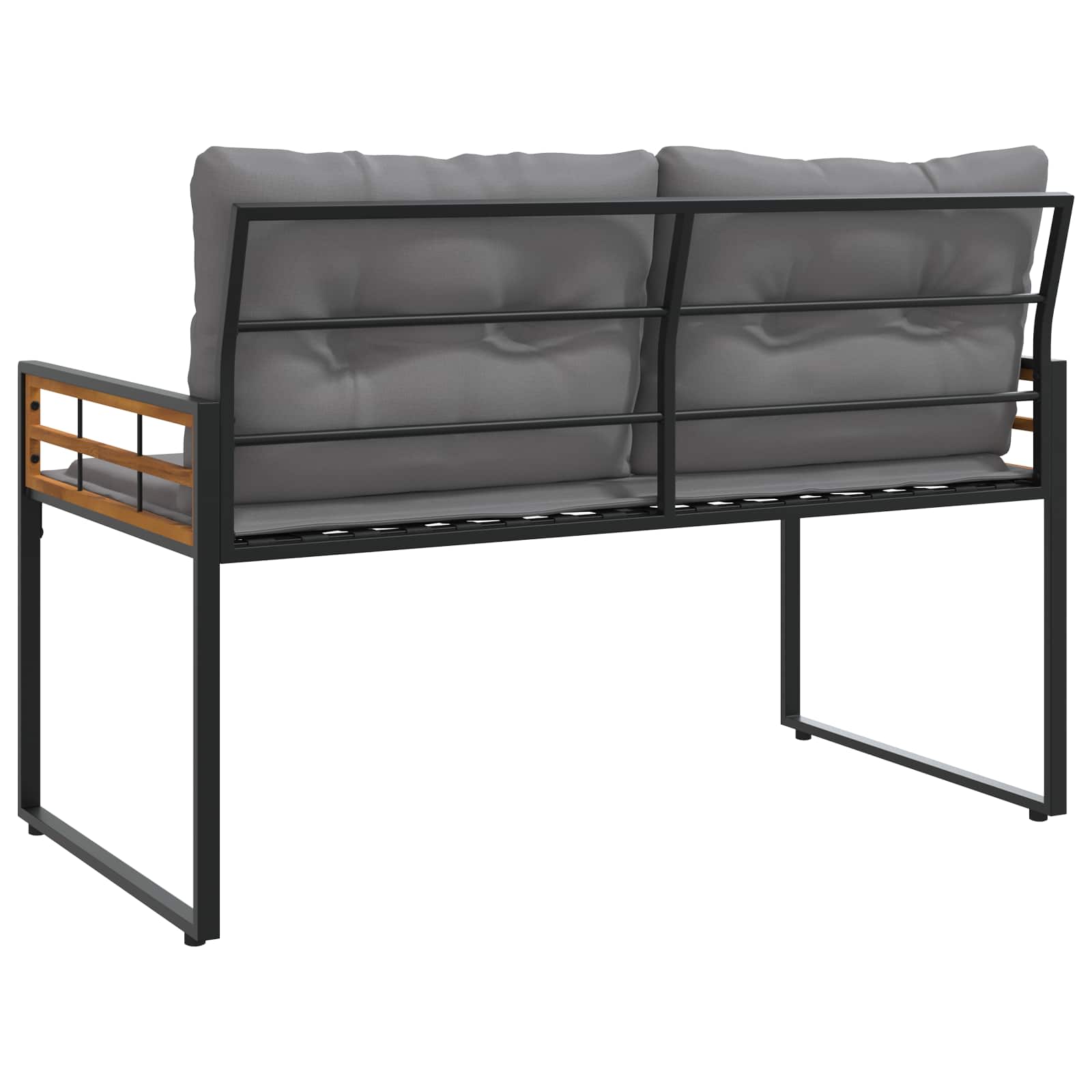 Panchetta in Legno a Strati Grigio chiaro 114 x 55 x 77 cm 42026938