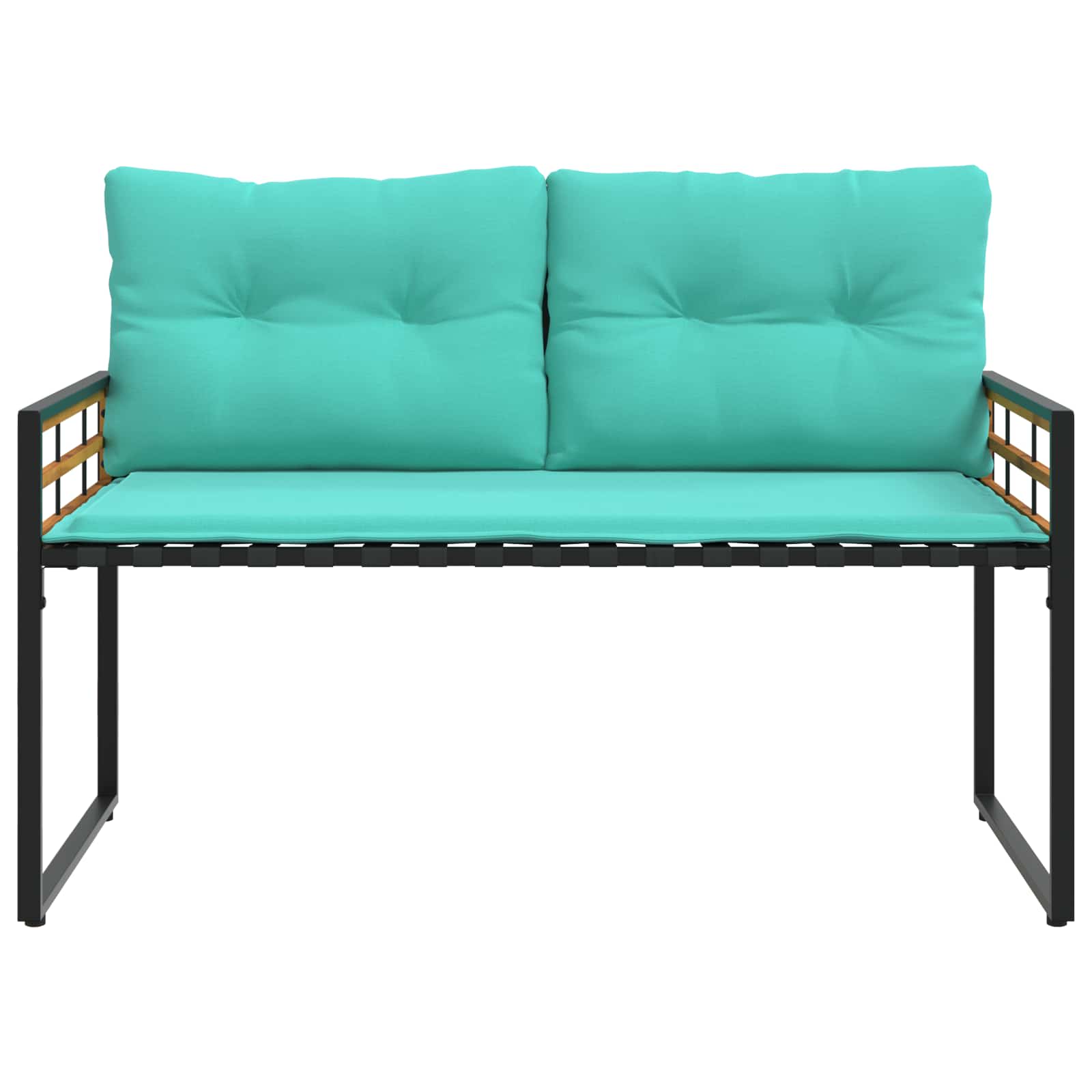 Panchetta in Legno a Strati Turchese 114 x 55 x 77 cm 42026940