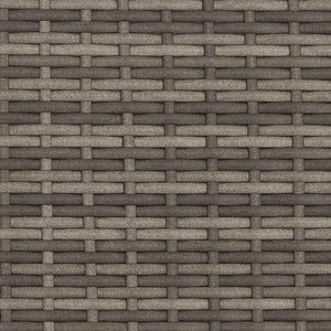 Set di Mobili con cuscino 3 pcs Grigio e Grigio Scuro Rattan 42026947