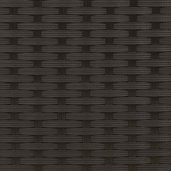 Set di Mobili con cuscino 3 pcs Nero e Turchese Rattan 42026950