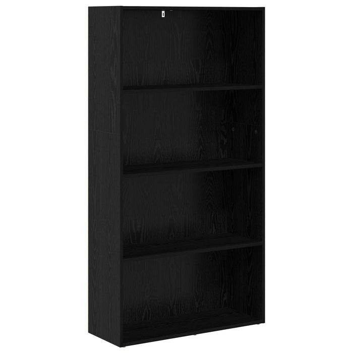 Armadio per Libri Rovere Nero 80 x 30 x 151,5 cm 8003718